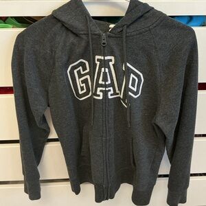 GAP Charcoal Full-Zip Hoodie